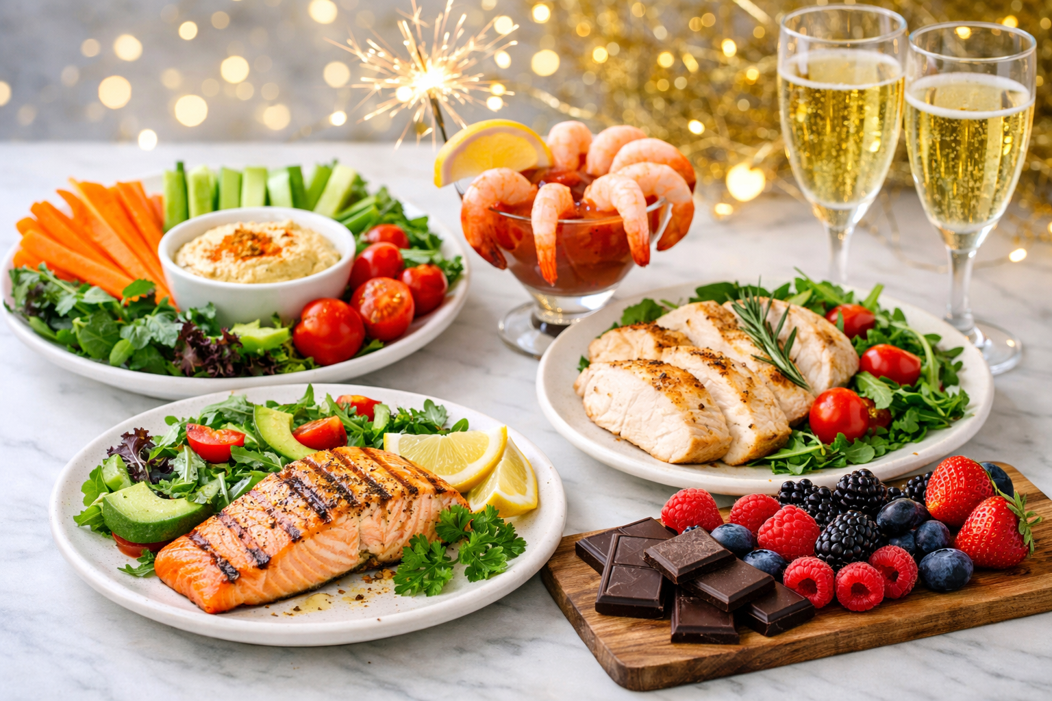 Healthy New Year’s Eve Food Ideas for a Fresh and Balanced Start